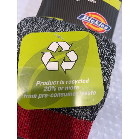 Men's Socks NEW 4 Pairs Dickies Moisture Control Crew All Season Shoe Sz 6-12 - Picture 5 of 5